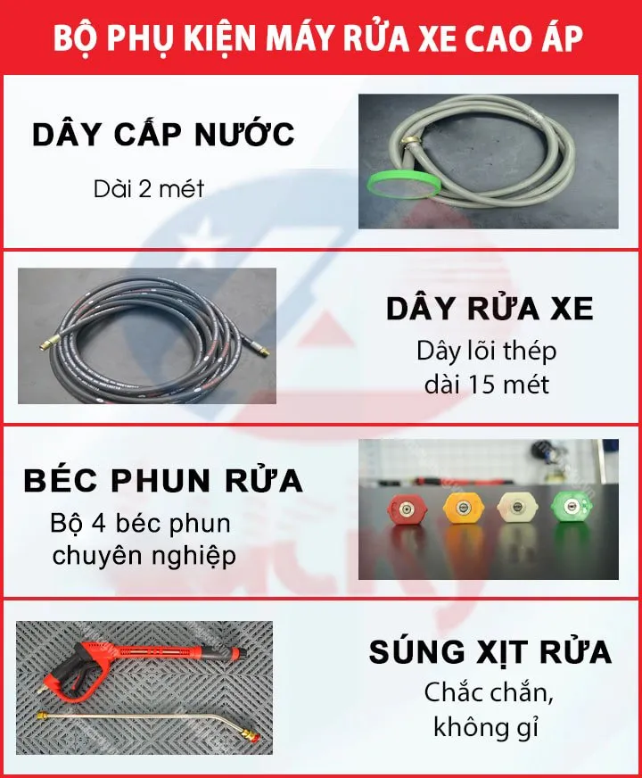 Phụ kiện máy rửa xe