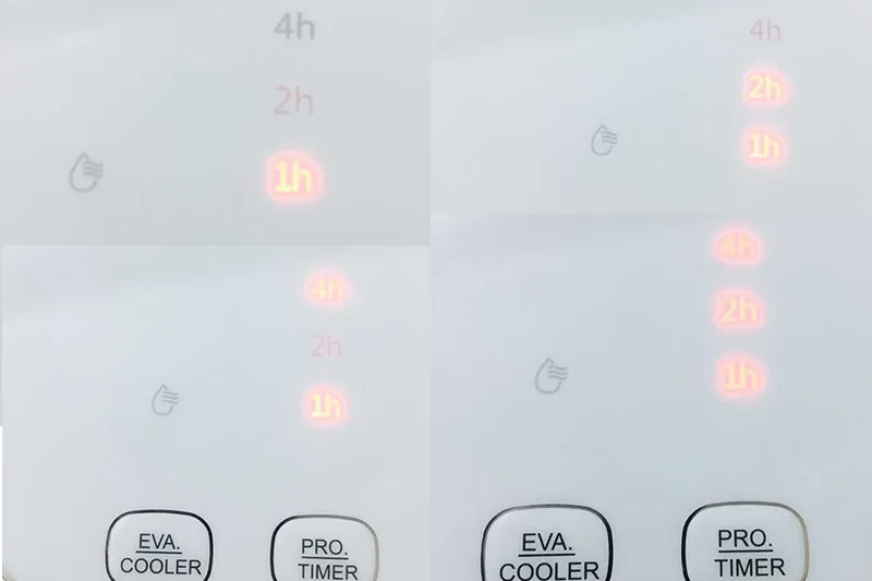 Đèn hiển thị chế độ hẹn giờ trên Midea AC120-16AR