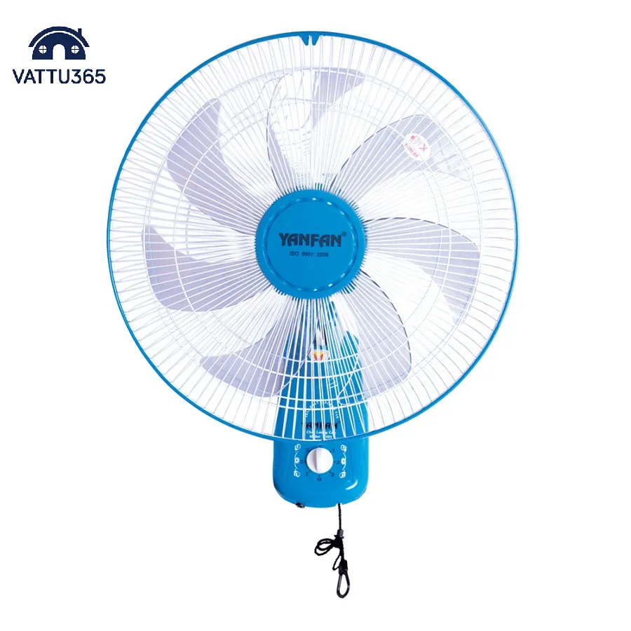 Quạt treo tường tiết kiệm không gian với bộ điều khiển dây giật