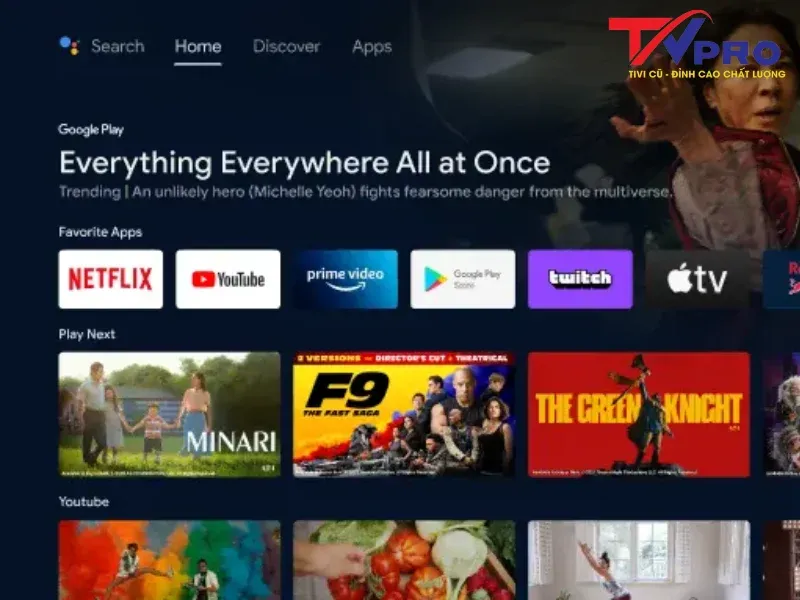 Tính năng thông minh trên tivi TCL