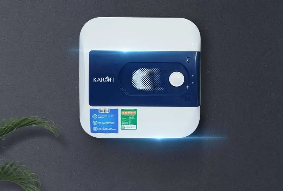 Kiểm tra van xả áp bình nóng lạnh bằng cách nhấn nút test, nước phải chảy ra