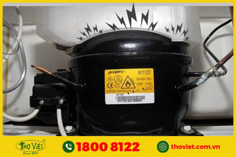 Máy nén hoạt động liên tục do rơ le lỗi