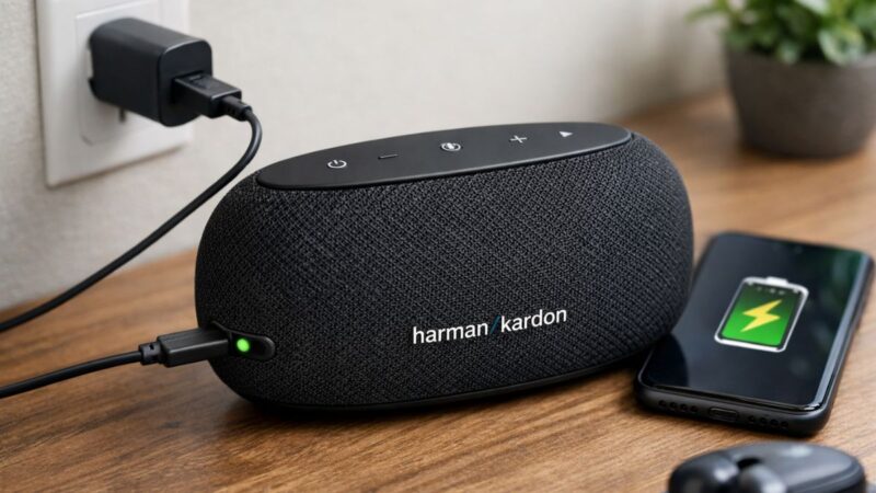 Cách Sạc Pin Loa Harman Kardon Đúng Chuẩn Để Pin Bền Lâu