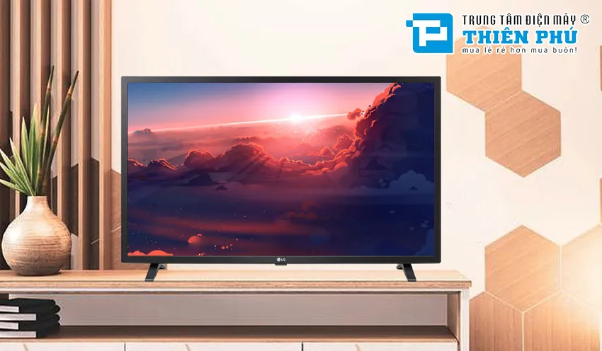 Đánh giá độ mỏng và chân đế chắc chắn của tivi LG 32LQ636BPSA