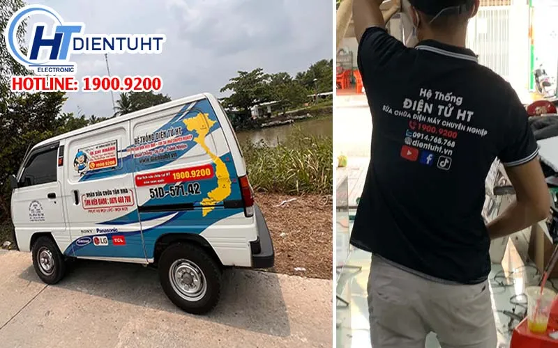 Dịch vụ thay màn hình tivi uy tín với đội ngũ xe vận chuyển chuyên nghiệp