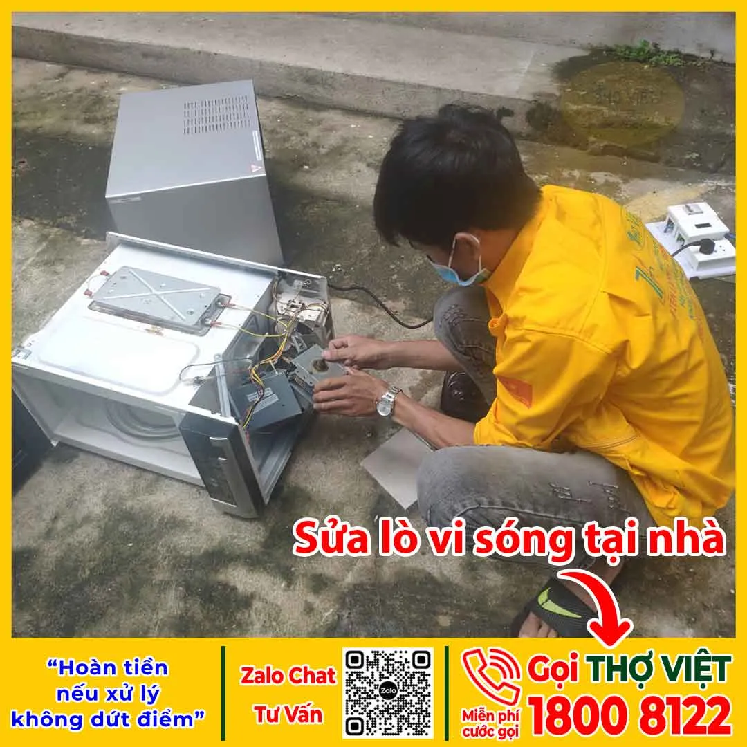 sửa lò vi sóng tại nhà