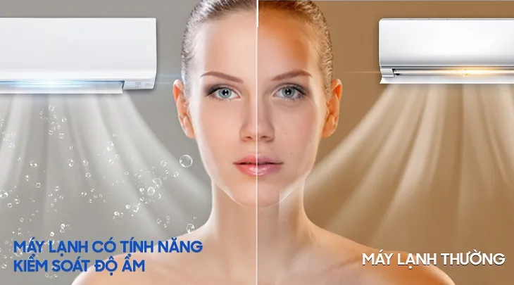 Máy lạnh Daikin có chức năng kiểm soát độ ẩm tự động