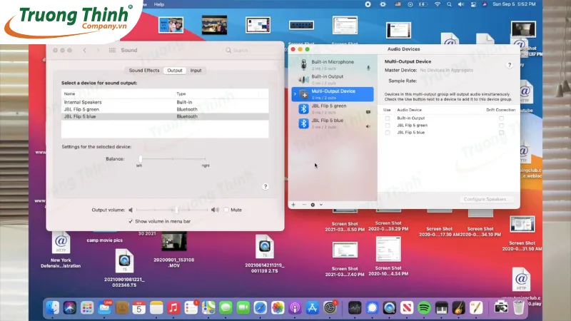 Tạo thiết bị âm thanh đầu ra kép
