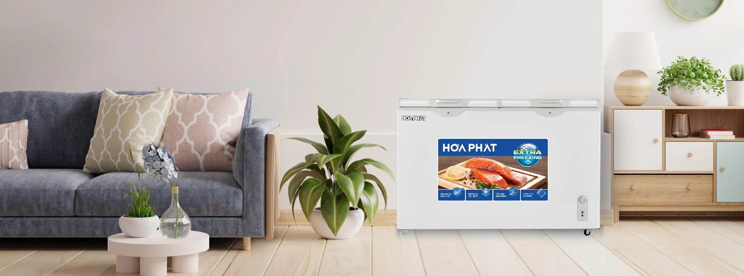 Tủ đông đứng 1 ngăn chuyên dụng cho nhu cầu tích trữ thực phẩm gia đình