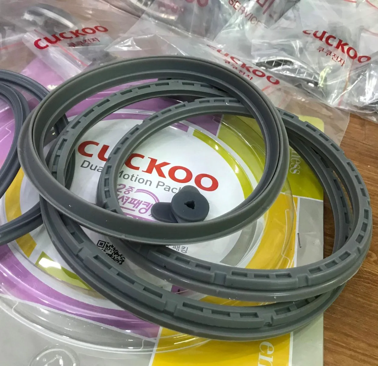 Gioăng cao su nồi cơm điện Cuckoo chính hãng có độ đàn hồi cao và khả năng chịu nhiệt vượt trội.