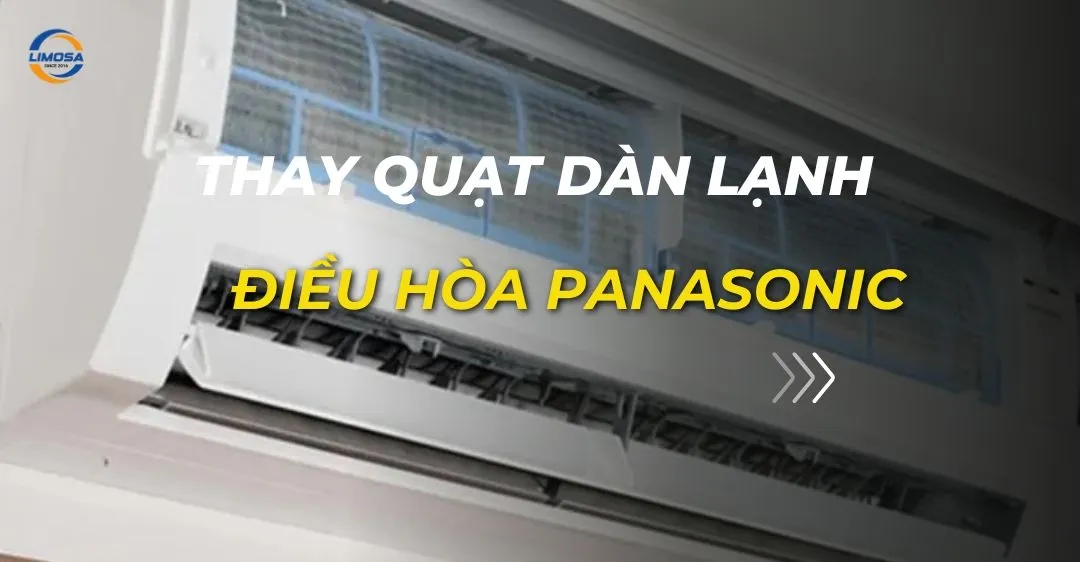 Quy trình thay dàn lạnh điều hòa Panasonic chuyên nghiệp giúp máy vận hành êm ái