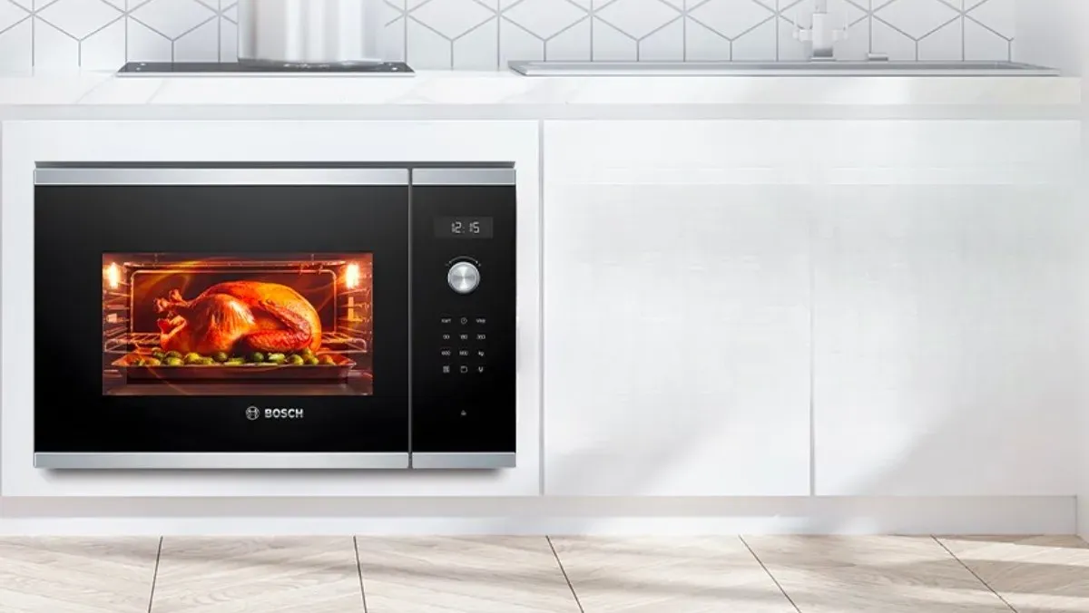 Thiết kế bền bỉ và tính năng tiết kiệm điện năng của lò vi sóng Bosch