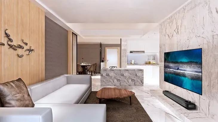 Thiết kế siêu mỏng và hiện đại của Tivi LG OLED, nâng tầm thẩm mỹ không gian phòng khách