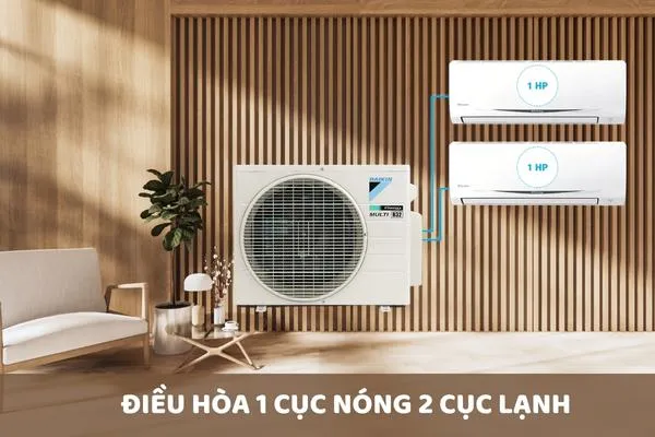 Ưu- nhược điểm của điều hòa 1 cục nóng 2 cục lạnh