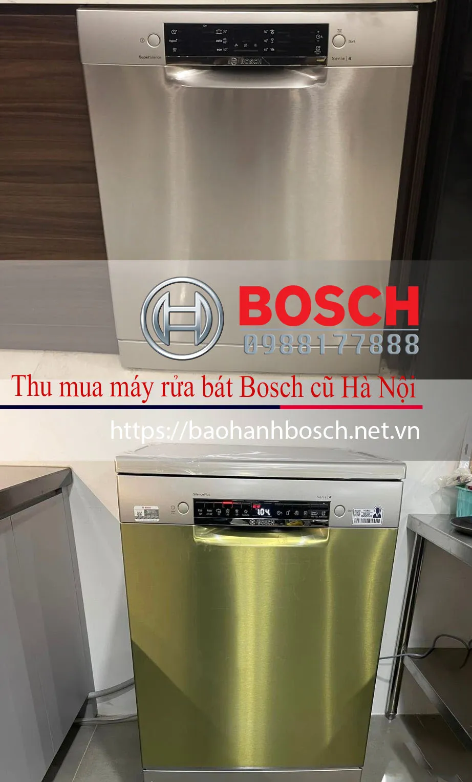 Bảo Hành Bosch thu mua máy rửa chén Bosch cũ Hà Nội