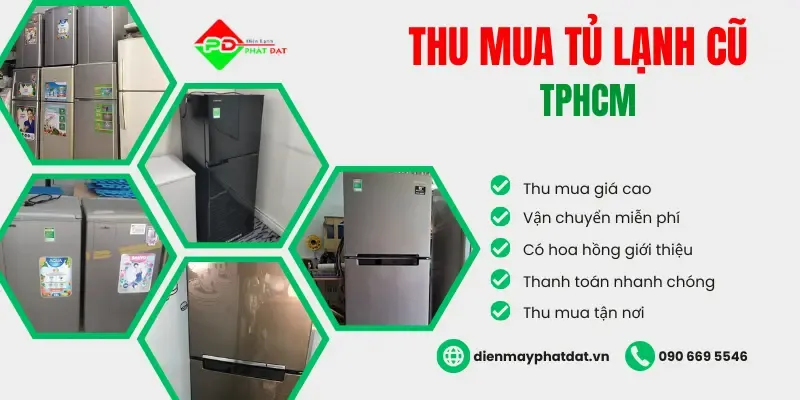 Kỹ thuật viên tại Điện Máy Ánh Ngân đang thực hiện quy trình kiểm tra block máy trước khi bán tủ lạnh Toshiba cũ