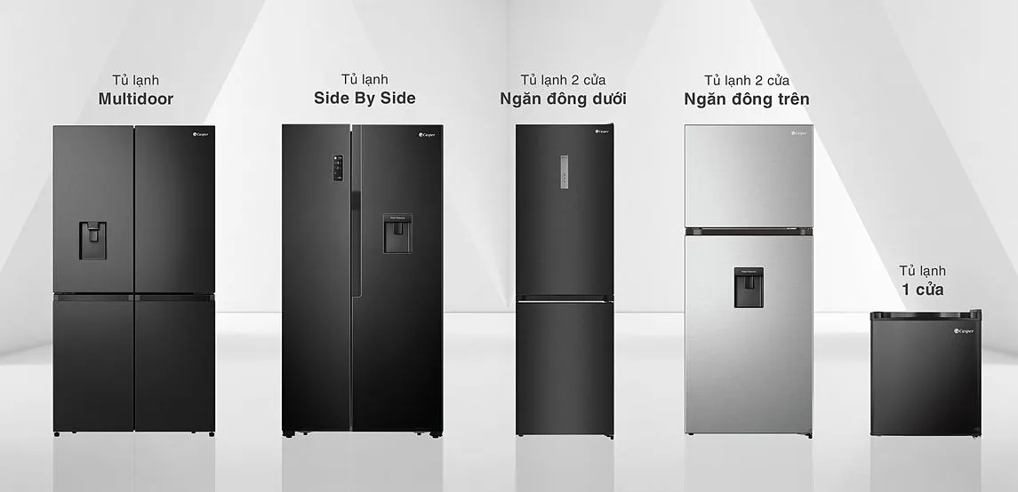 Tủ lạnh Casper có đặc tính kháng khuẩn, loại bỏ mùi hôi mạnh mẽ