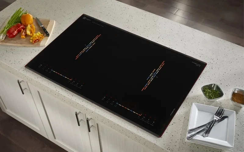 Bếp từ đôi lắp âm Hawonkoo CEH-211-II tự tắt khi nước tràn, nhận diện kích cỡ đáy nồi