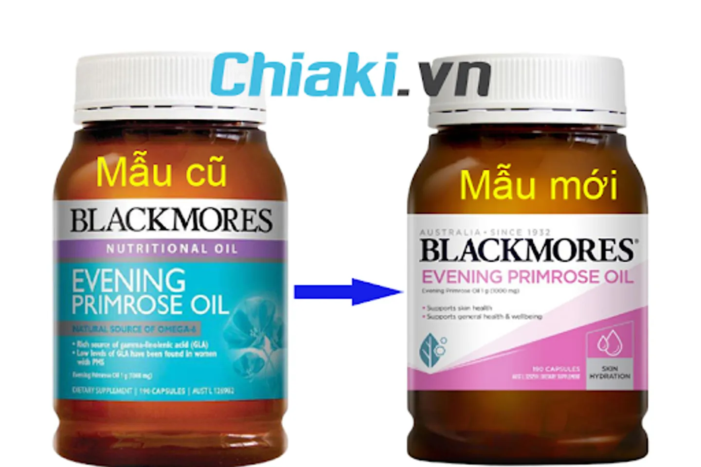 Tinh dầu hoa anh thảo Blackmores Evening Primrose Oil Úc