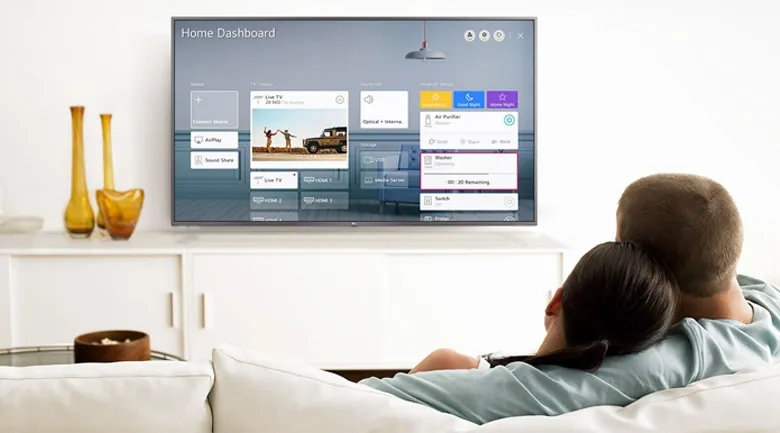 Cân nhắc khoảng cách từ tivi đến vị trí ngồi cho phù hợp