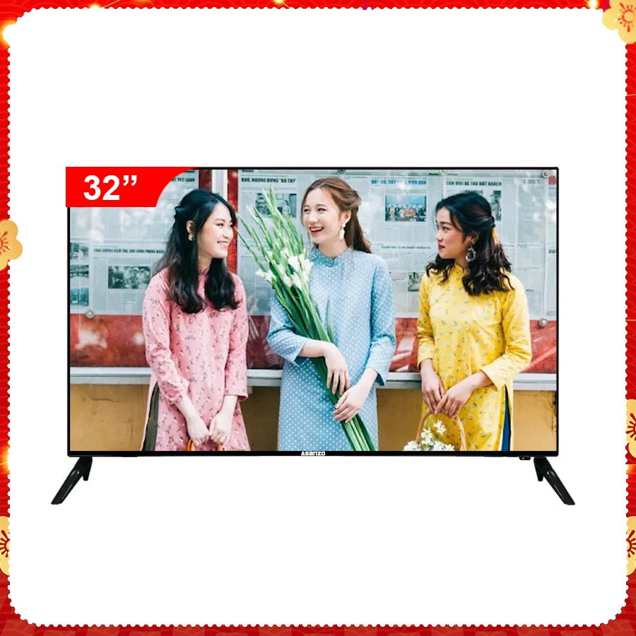 Thiết kế tổng thể của Tivi Led Asanzo 32S610 hiện đại và tinh tế