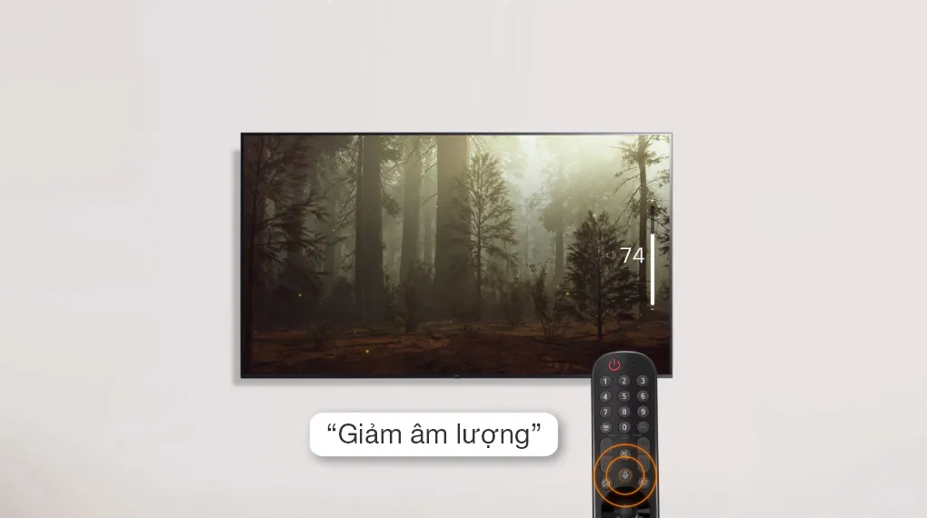 Tính năng điều khiển bằng giọng nói thông minh trên tivi LG mới