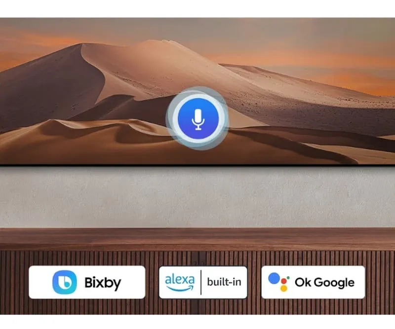 Tương tác với Youtube và Google Assistant trên Tivi Samsung điều khiển bằng giọng nói
