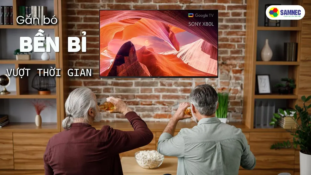 Tivi Sony nổi tiếng với độ bền cao và linh kiện cao cấp