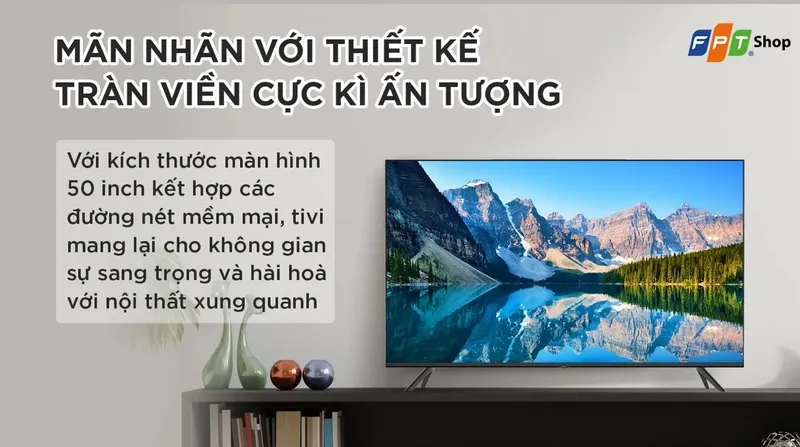 Màn hình lớn 55 inch của Casper mang lại không gian giải trí vô tận