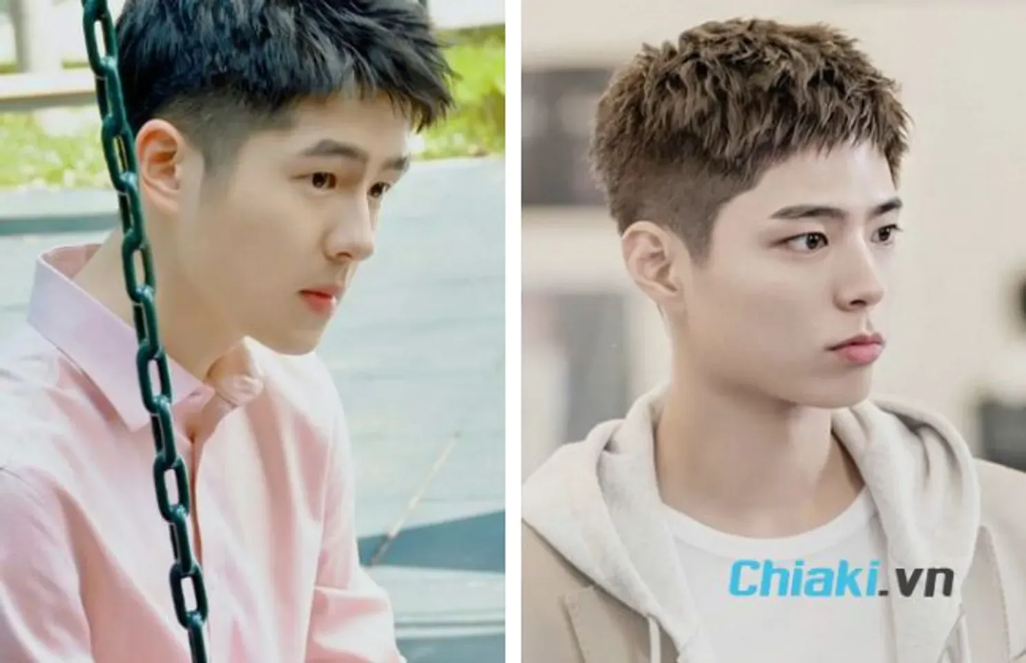 Tóc layer nam mái ngắn