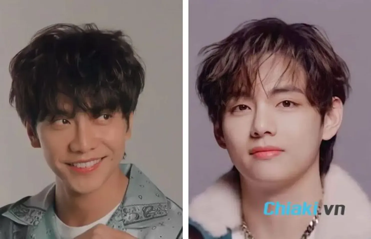 Tóc layer xoăn sóng lơi nam