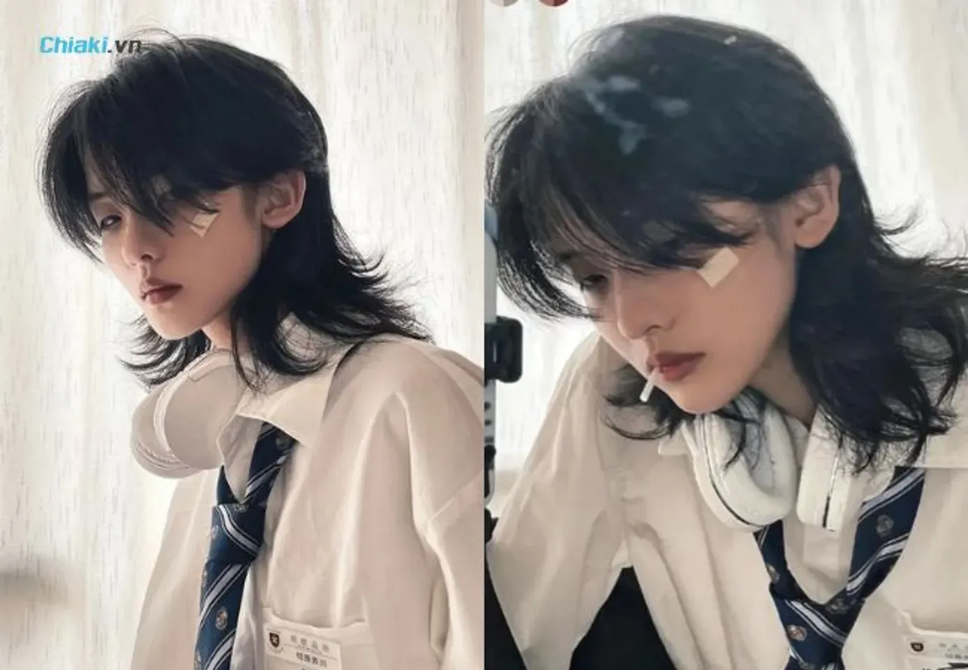 Kiểu tóc mullet layer nữ dài thanh lịch và cuốn hút