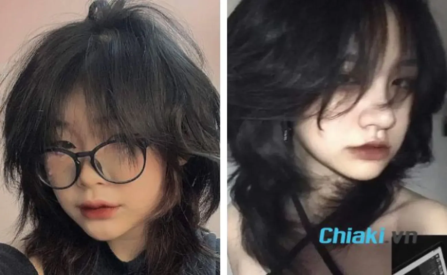 Tóc mullet wolf haircut nữ