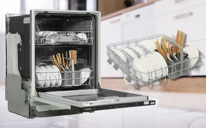 Máy rửa chén Bosch SMS2ITW04E với độ ồn thấp chỉ 42 dB