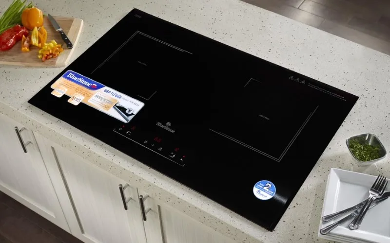 Bếp âm BlueStone ICB-6833 với mặt kính Schott Ceran cao cấp từ Đức