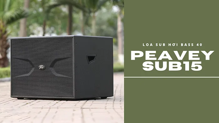 Loa súp hơi bass 40 Peavey SUB15
