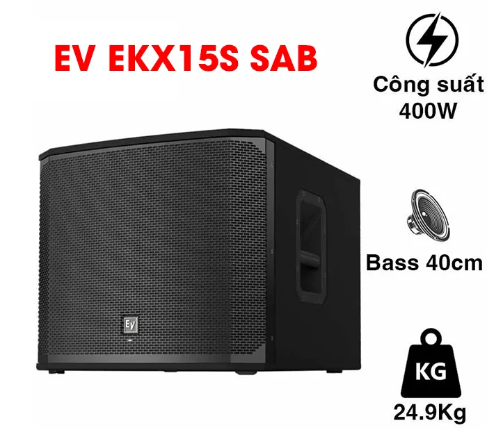 Loa sub hơi 40 EV EKX15S SAB