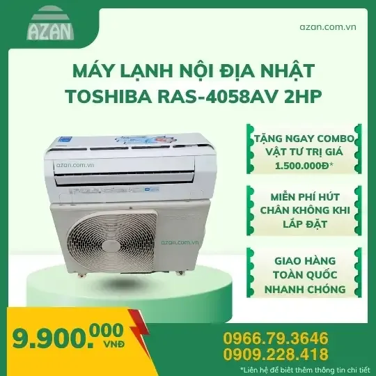 máy lạnh Toshiba nội địa Nhật RAS-4058AV 2HP 2019