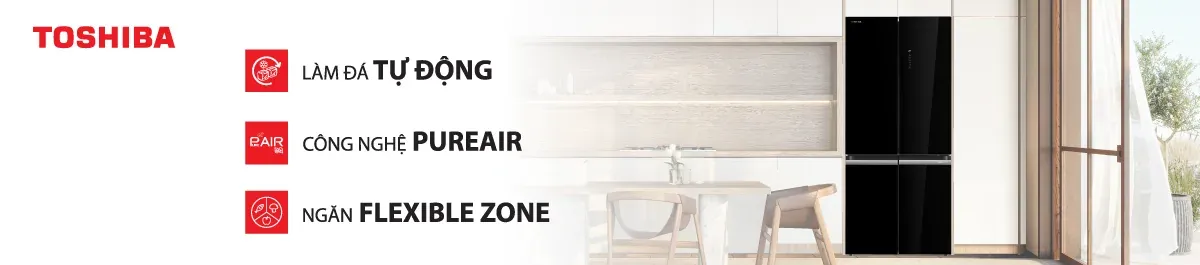 Tủ lạnh Toshiba 2 cánh dòng mini 180-253 lít