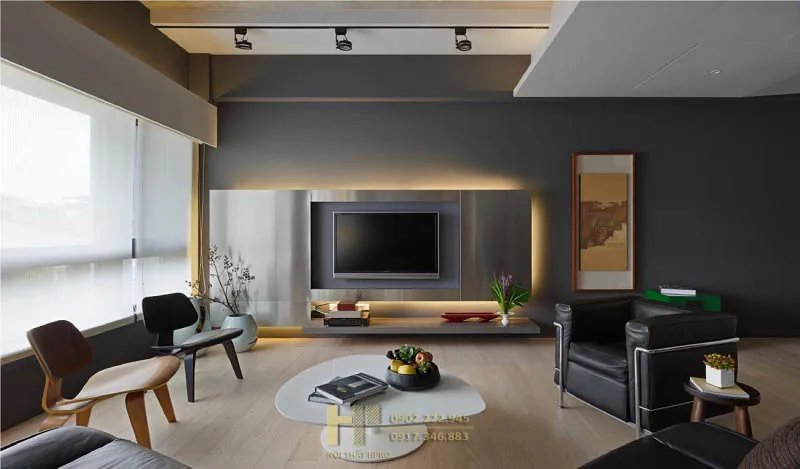 Thiết kế hệ thống chiếu sáng sau tivi