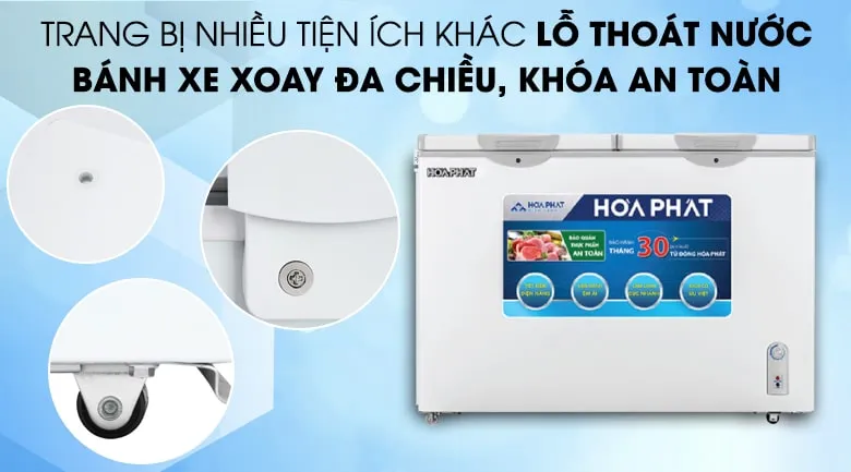 Các tiện ích đi kèm tủ đông