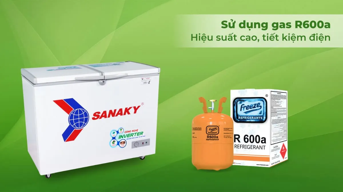 Môi chất làm lạnh Gas R600a thân thiện môi trường