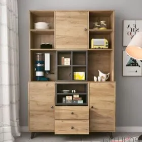 Tủ đồ nhà bếp bằng gỗ công nghiệp thiết kế tiện dụng GHF-6349