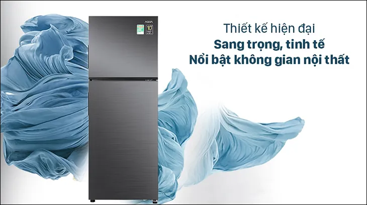 Thiết kế sang trọng của tủ lạnh Aqua