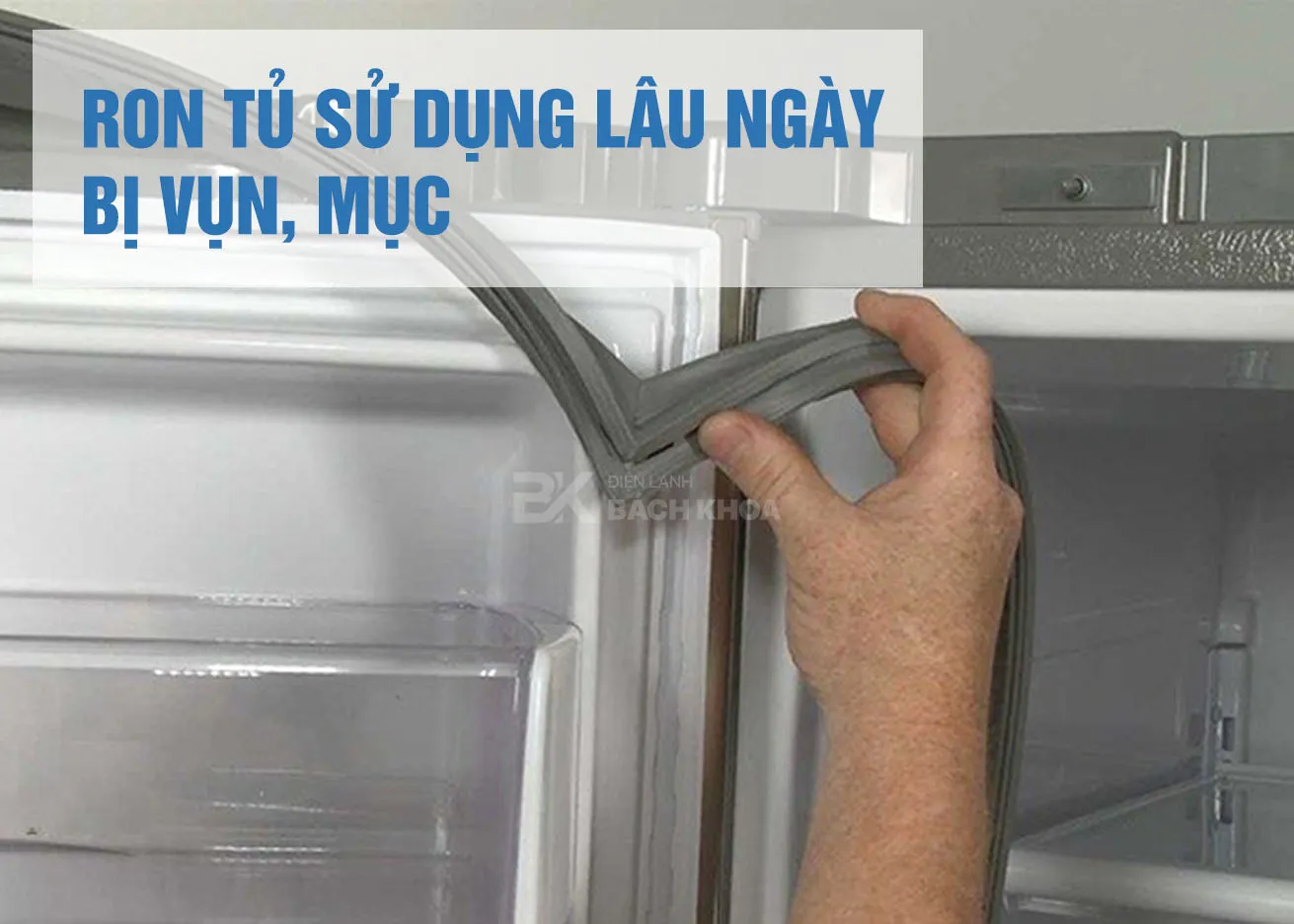 Tủ lạnh bị bó đá làm giảm hiệu suất làm lạnh