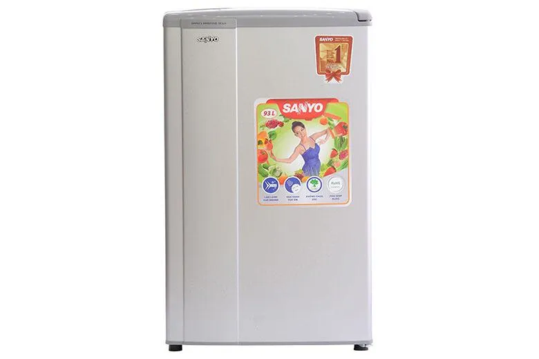 Tủ lạnh Sanyo SR-9JR với thiết kế mini gọn gàng, phù hợp không gian nhỏ