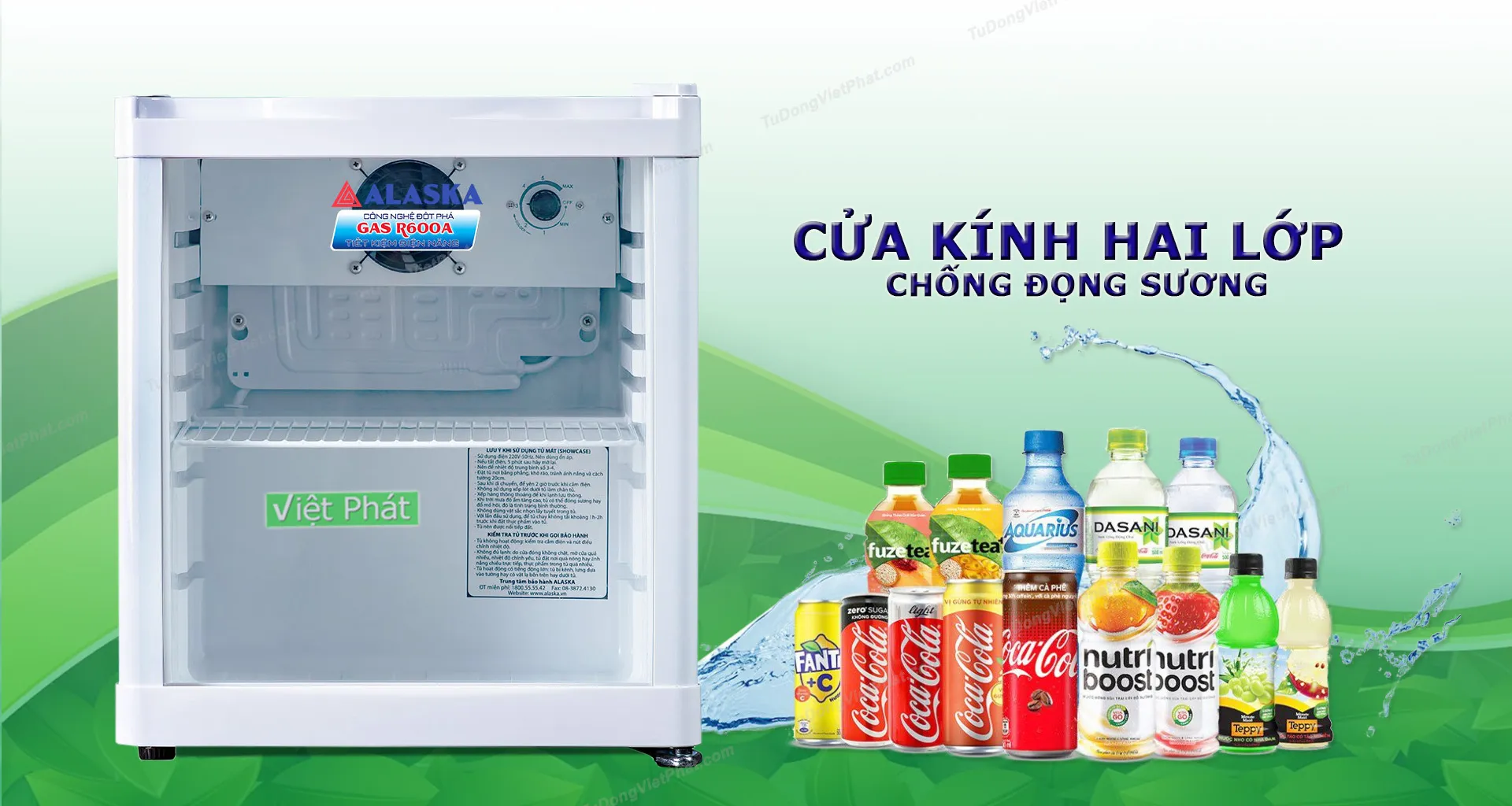 Cấu tạo lòng tủ bằng nhựa HIPS cao cấp kháng khuẩn hiệu quả