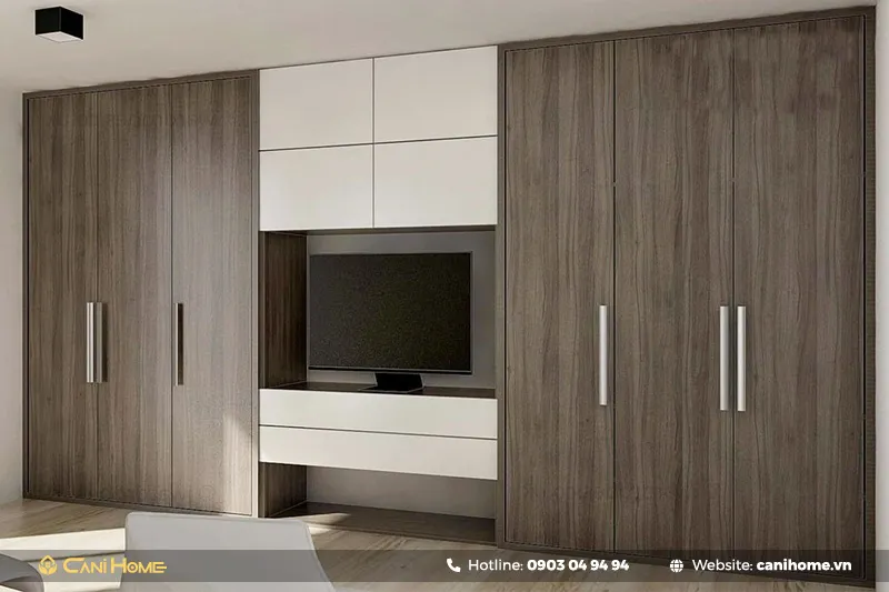 lợi ích của tủ quần áo kết hợp kệ tivi