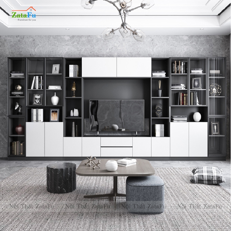 Kệ Tivi Hiện Đại Cho Phòng Khách: Nâng Tầm Không Gian Sống Đẳng Cấp ZataFu