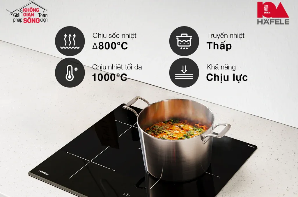 tuổi thọ linh kiện bếp từ cao cấp lên đến 20 năm